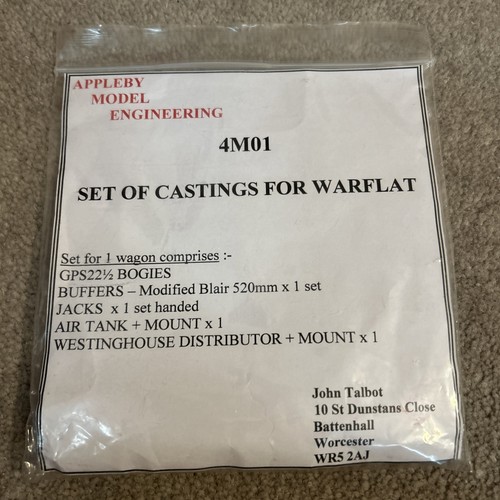 Appleby model engineering - model, 4m01