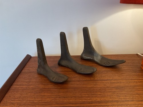 Three antique cast iron - antique,