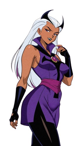 Silver haired sorceress - silver-haired,