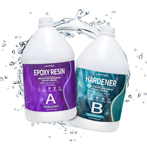Clear epoxy resin ratio - clear,