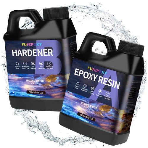 Clear epoxy resin ratio - clear,