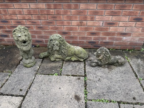 Vintage cast stone garden - cast,