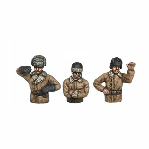 Wwii soviet winter tank crew - wwii,