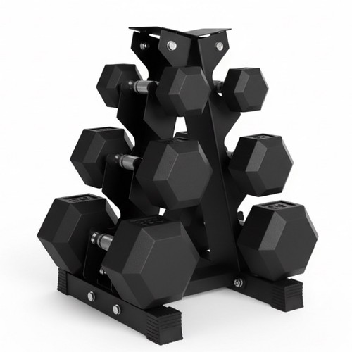 Hex dumbbells pair - pair, set