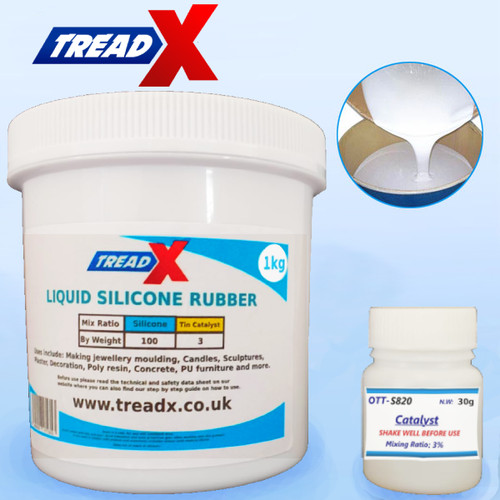 1kg liquid silicone moulding - 1kg,