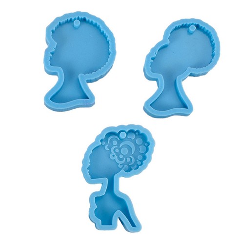 3pcs silicone keychain - silicone, casting